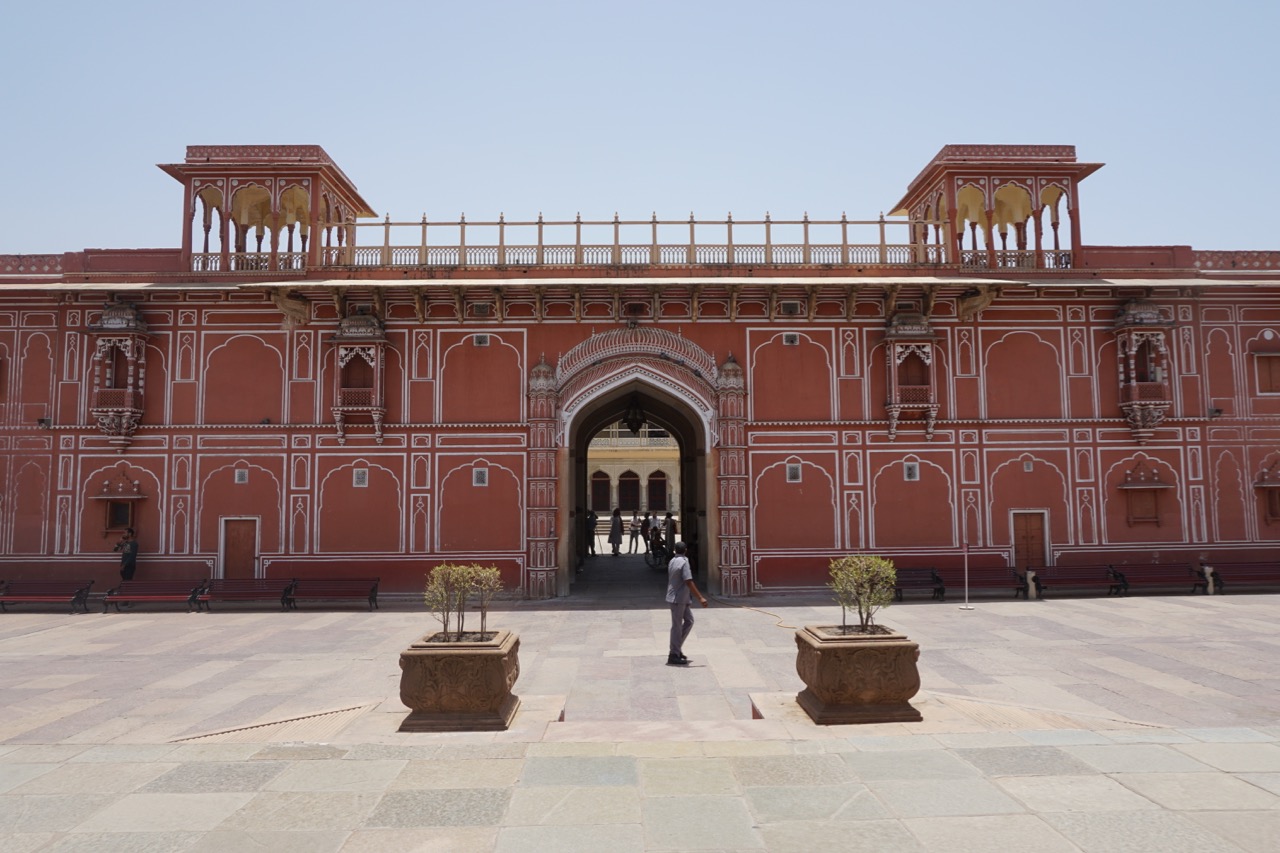 The gateway to the City Palace&rsquo;s Mubarak Mahal.