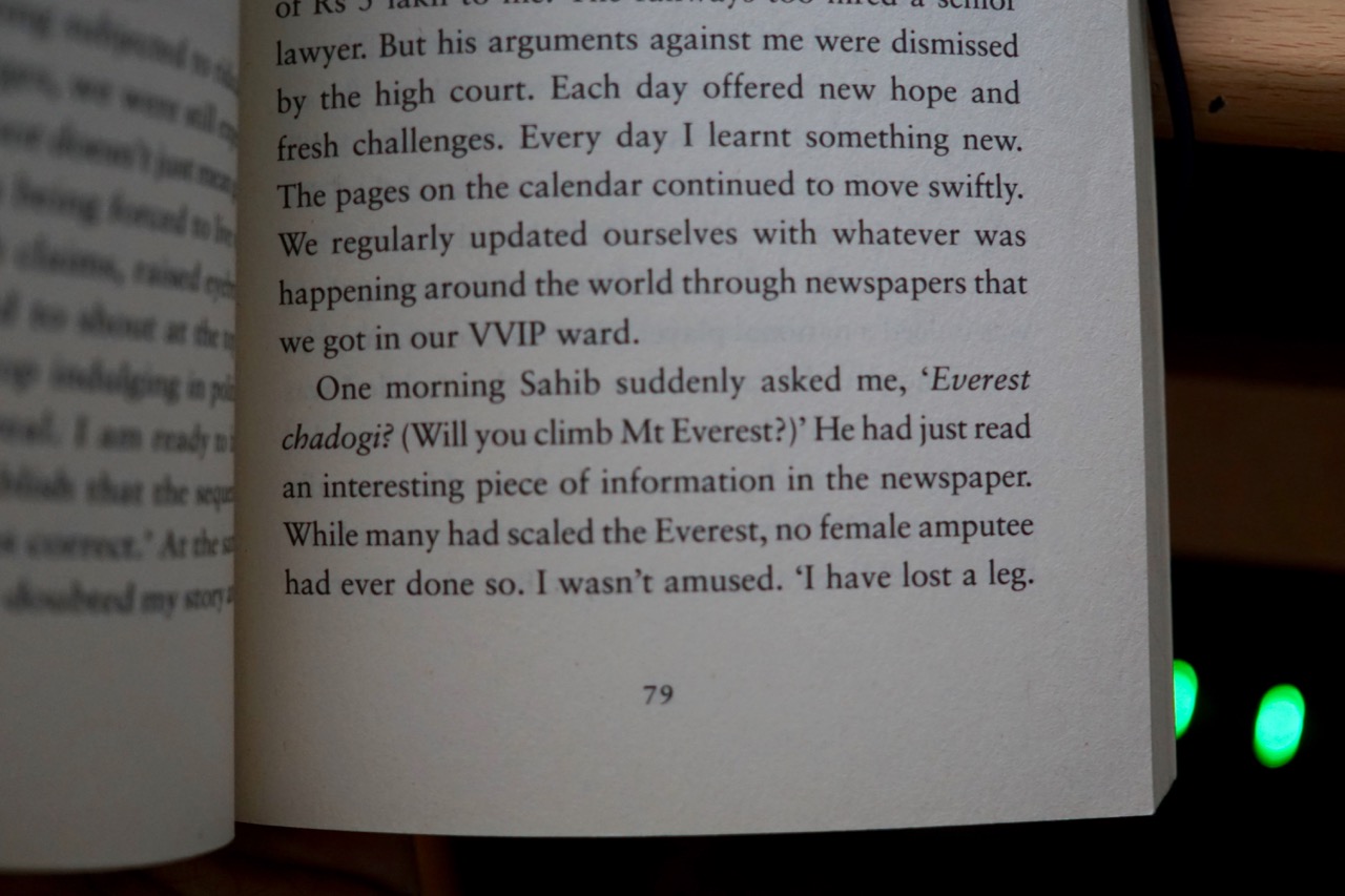 This is the first time that Everest is mentioned in the book.