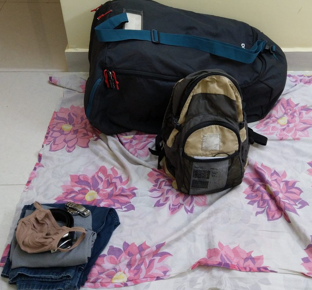 &hellip;and after they have been packed in the bags.