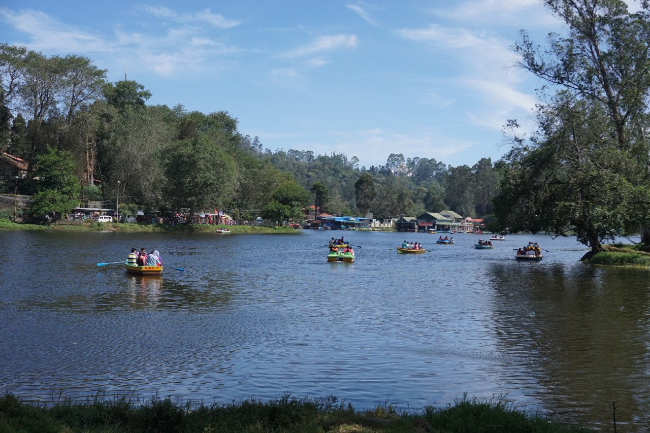 How can there be no boating rides in a lake that is huge enough to have a perimeter of 4.6 kms? As the day progressed, the length of the queues for boating increased.