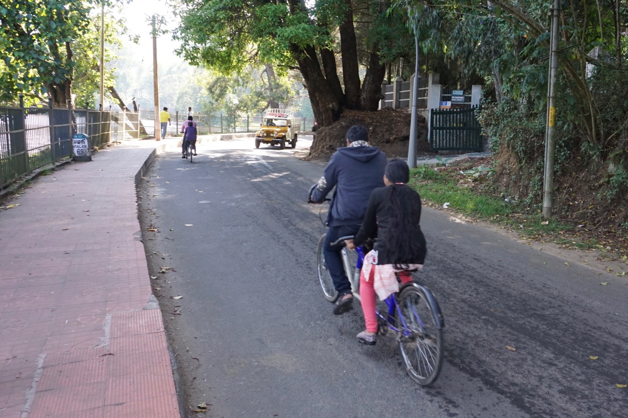 Bicycles were also available for hire. I got to know that BSA had a tandem model called Duo. It is not a traditional tandem bike because of its dual freewheel design. I also found that a lot of guys had made some custom tandem bikes by welding two normal cycles together. I would be very cautious about renting them.