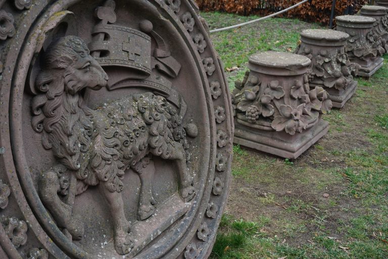 Lamb of God insignia of the church.