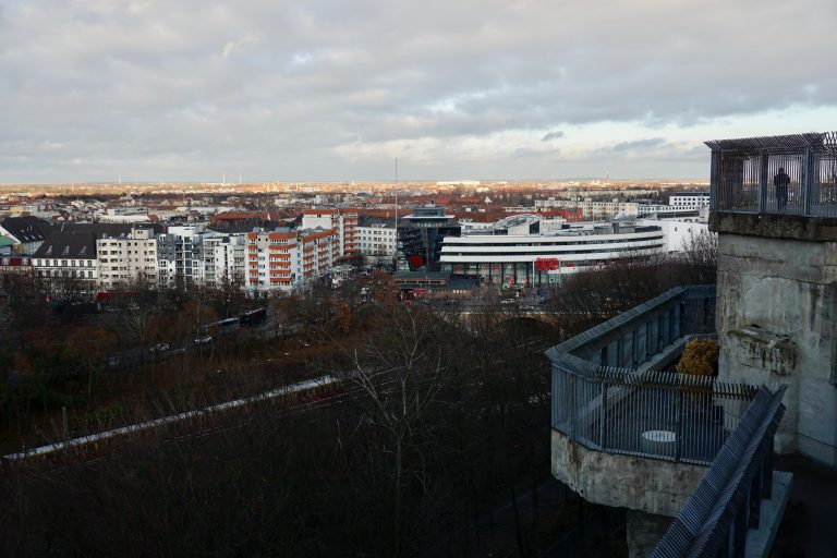 View of the city from the Flak tower. There is also a tour by Berlin Unterwelten guys but it is closed from November to March as bats hibernate inside these tunnels.