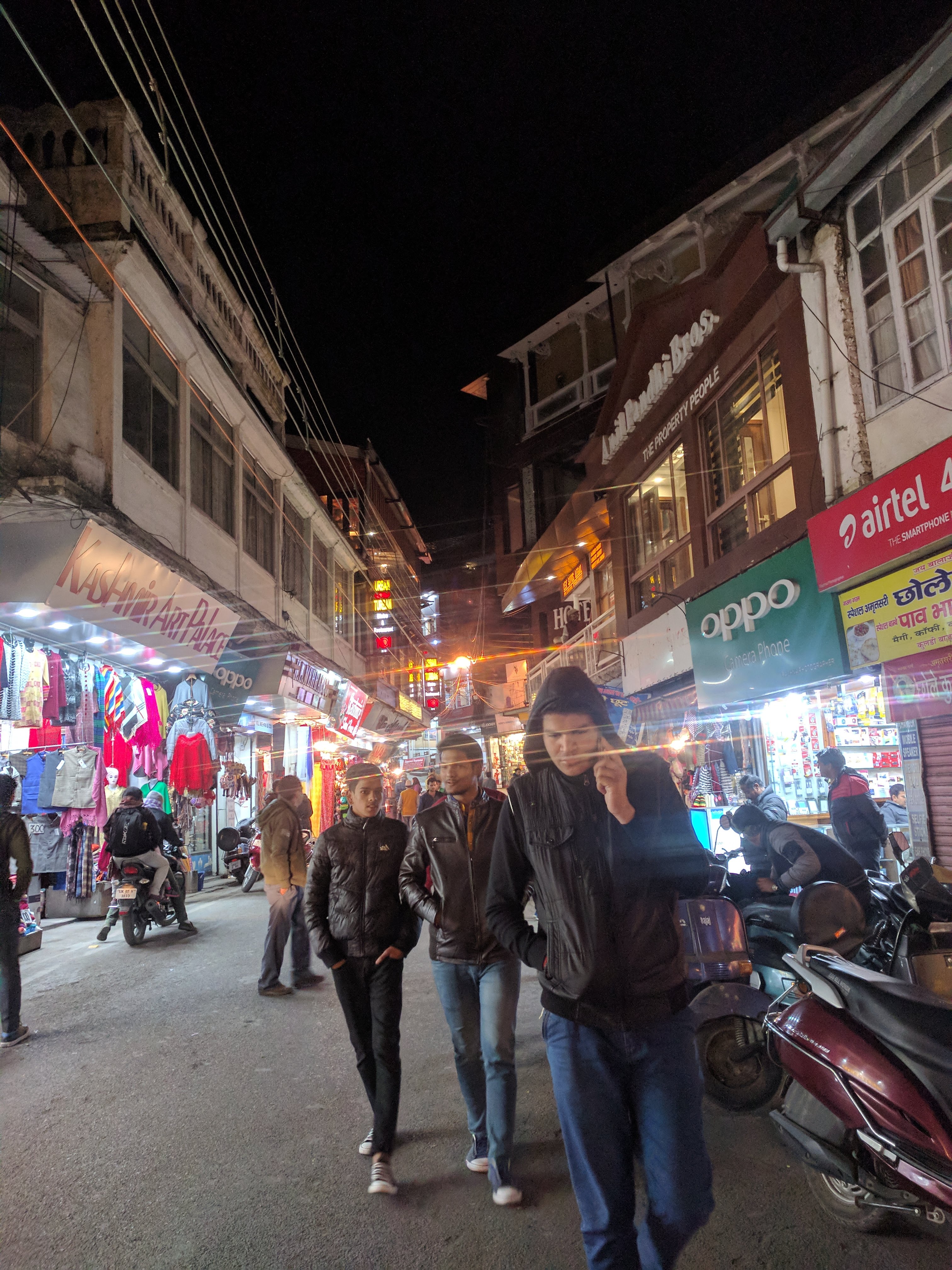 Landour bazaar area.