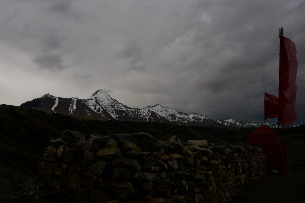 Mount Cho-Cho from Langza. This image is taken almost at the same time as the above one but the difference in lighting is quite large.