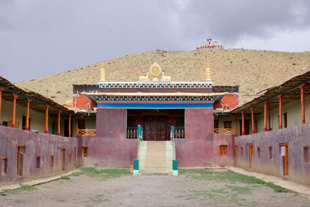 This is the new monastery. The prayer that I attended was in the old one, where photography wasn&rsquo;t allowed.