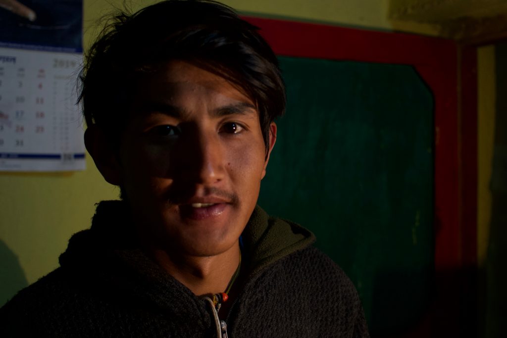 Lotte Gyatso ran Spiti Organic Kitchen and the hotel. He was twenty-four and was lamenting the fact that his parents got him married so early.