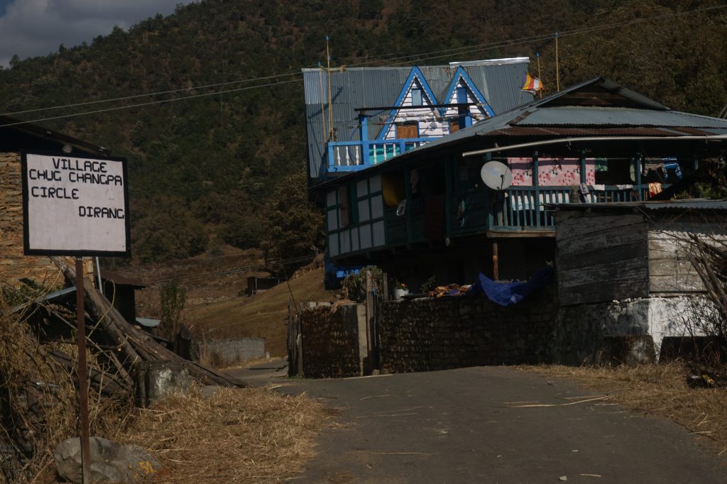 Chug had a number of settlements. This one was called Changpa as written on the signpost.