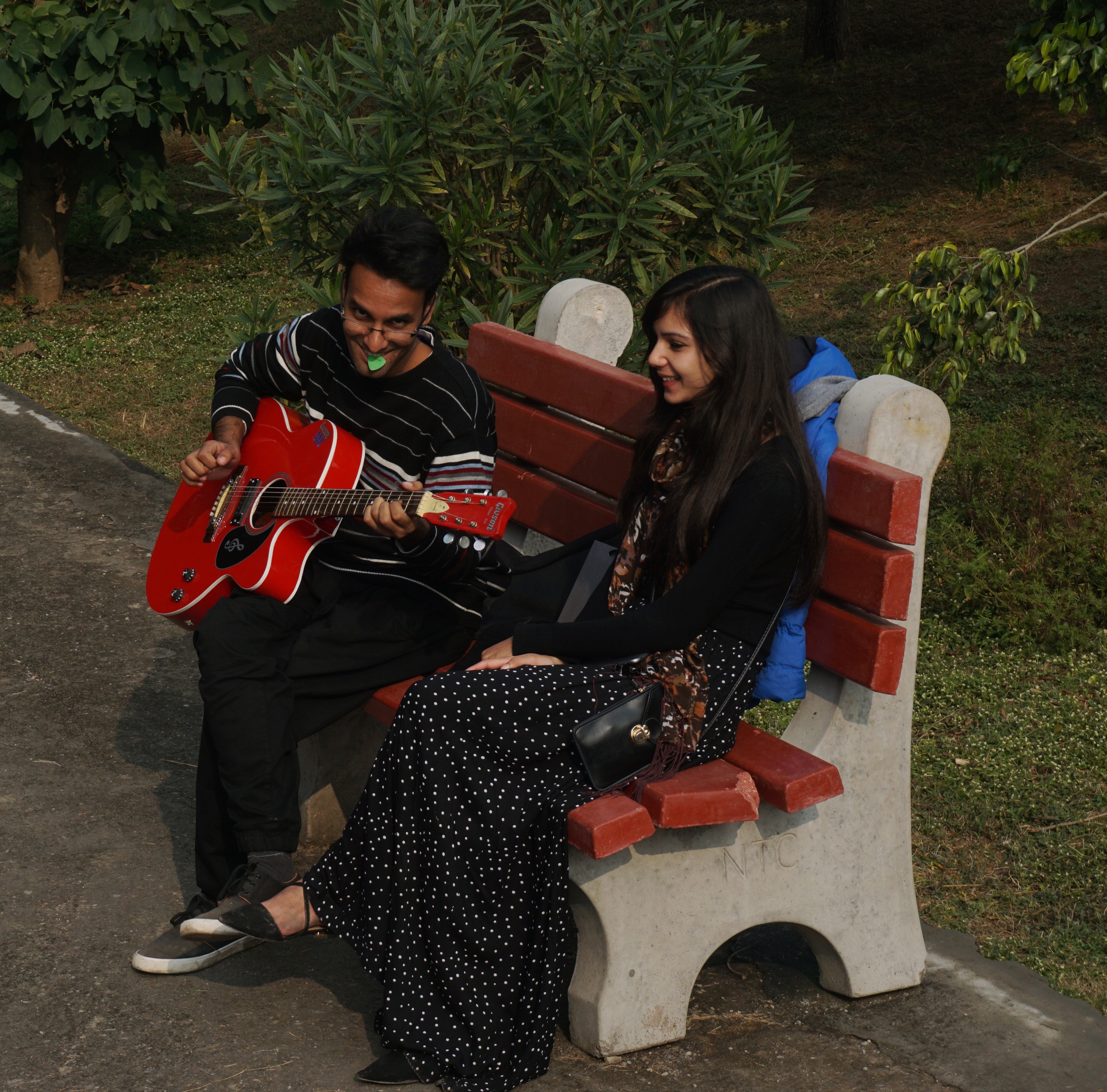 Praveen came with his friend and played guitar. He played the opening piece of Nothing Else Matters pretty well.