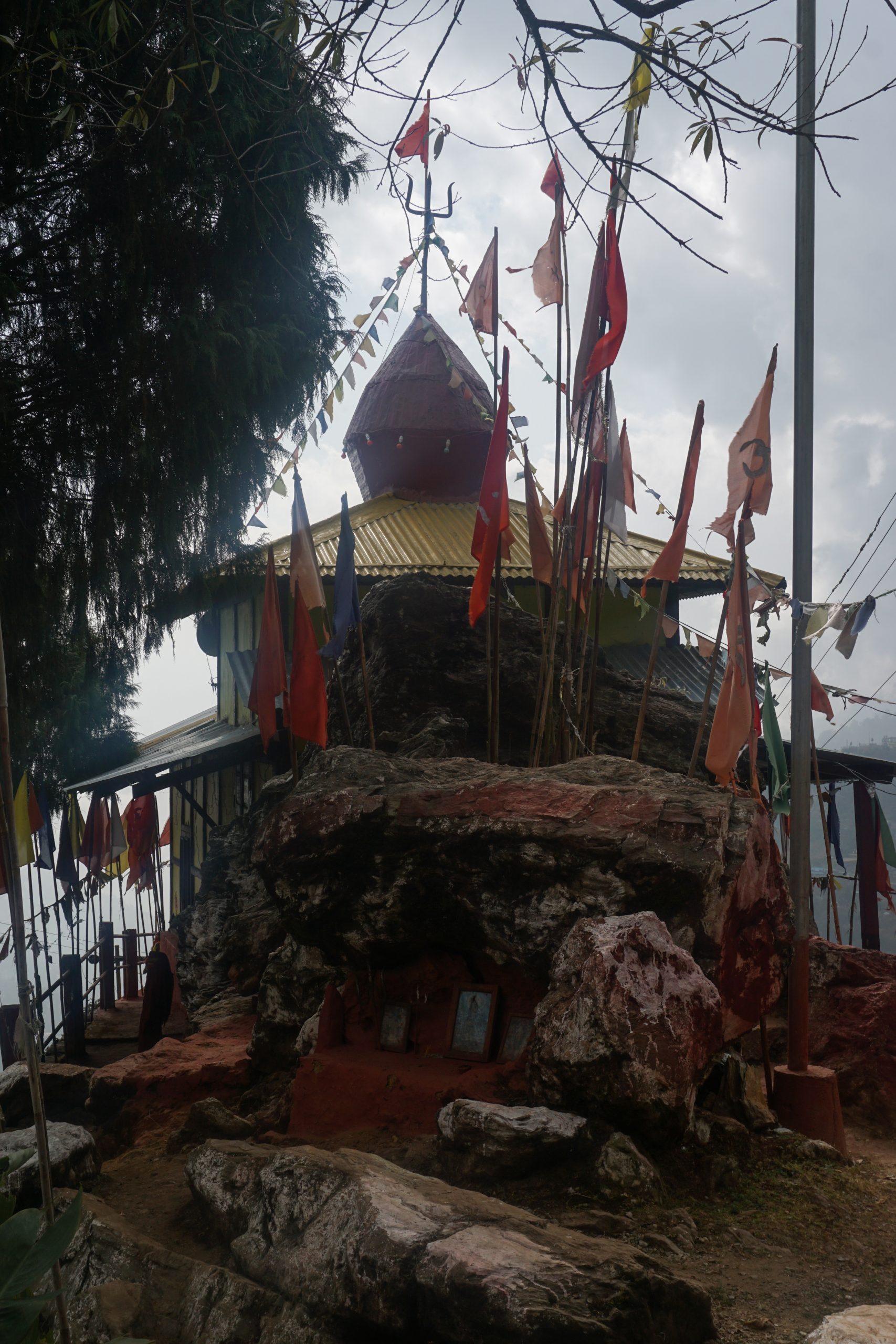 Nag Temple from behind.