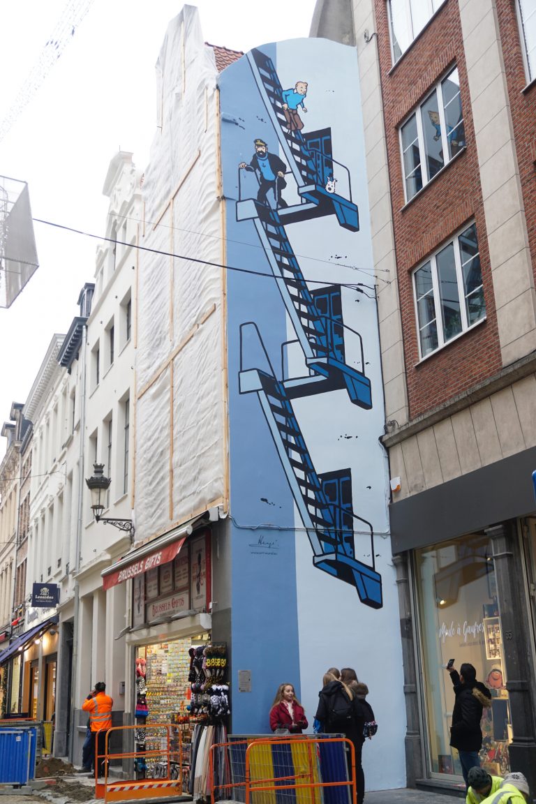 Tintin, Snowy and Haddock (Hergé).