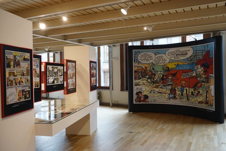 An exhibition gallery at the museum.