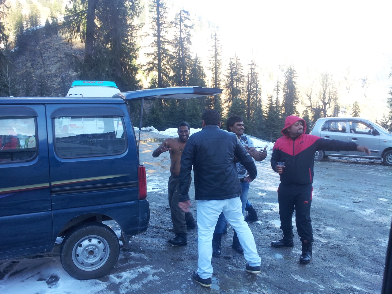 A few other kids were playing with Whiskey, Rum and Hash.