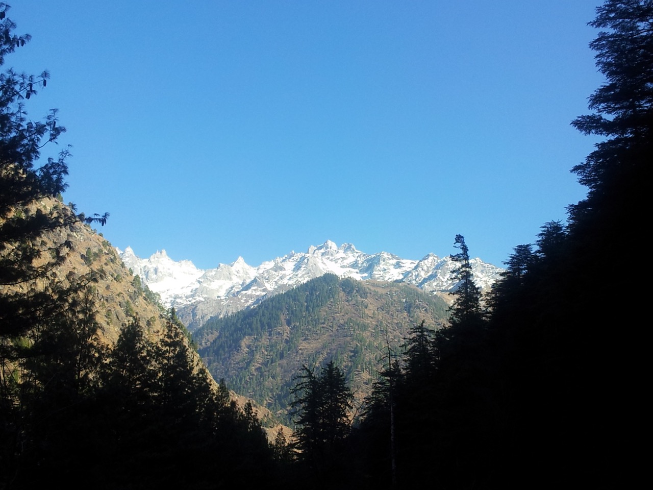 This is the clearest picture of the Annapurna range I have taken till date.