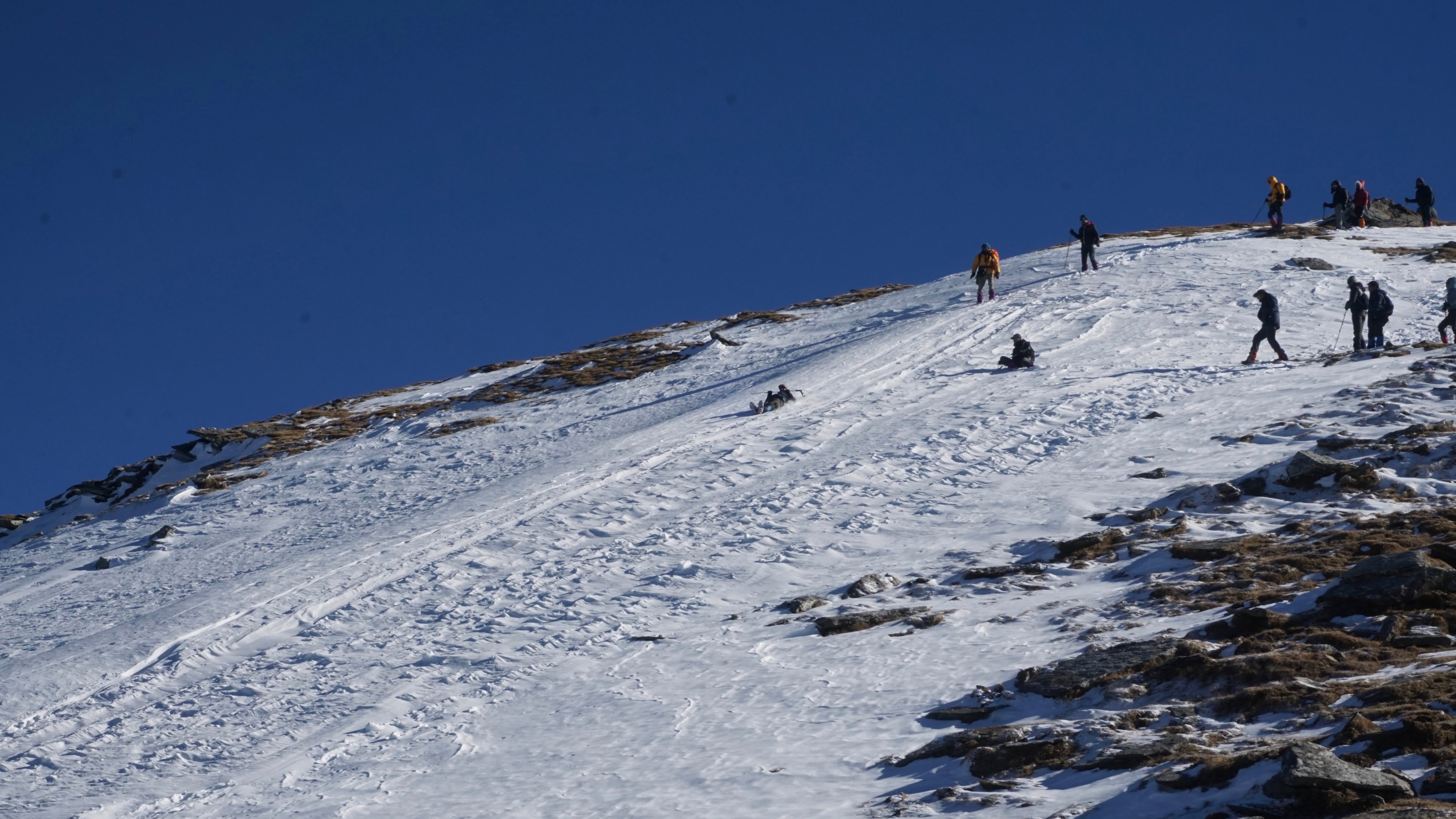 That&rsquo;s how you slide down a mountain.