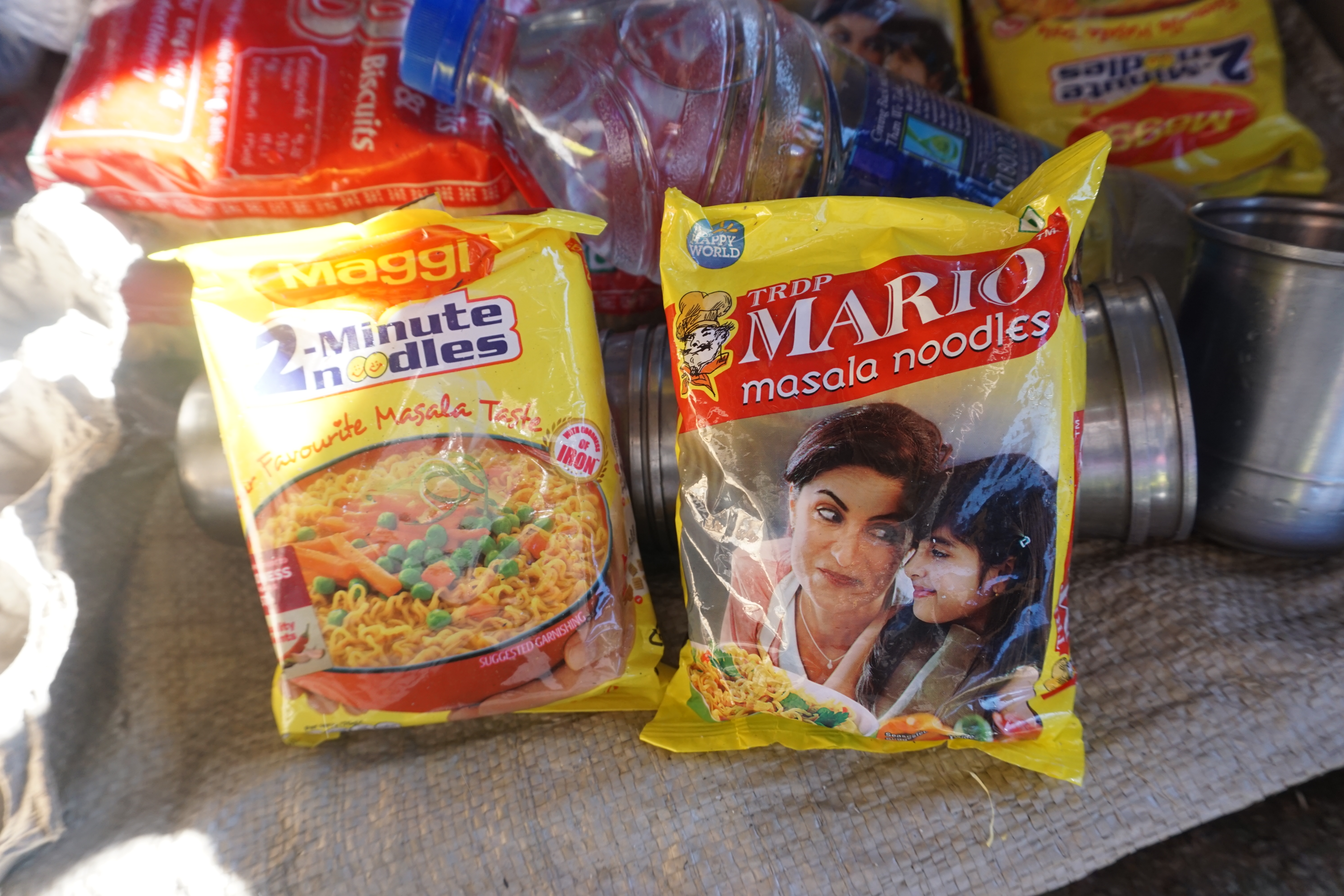I do not know if what we were having was Maggi or Mario. The latter even has a few international variants with different flavours and packaging.
