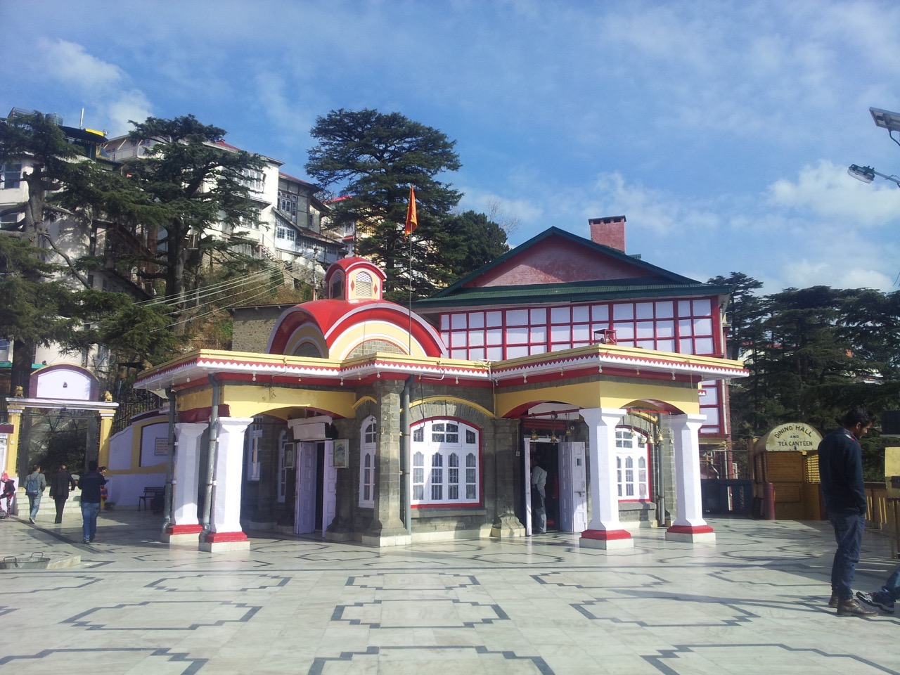 Kali Bari of Shimla. It is forbidden to take photographs inside the temple itself.