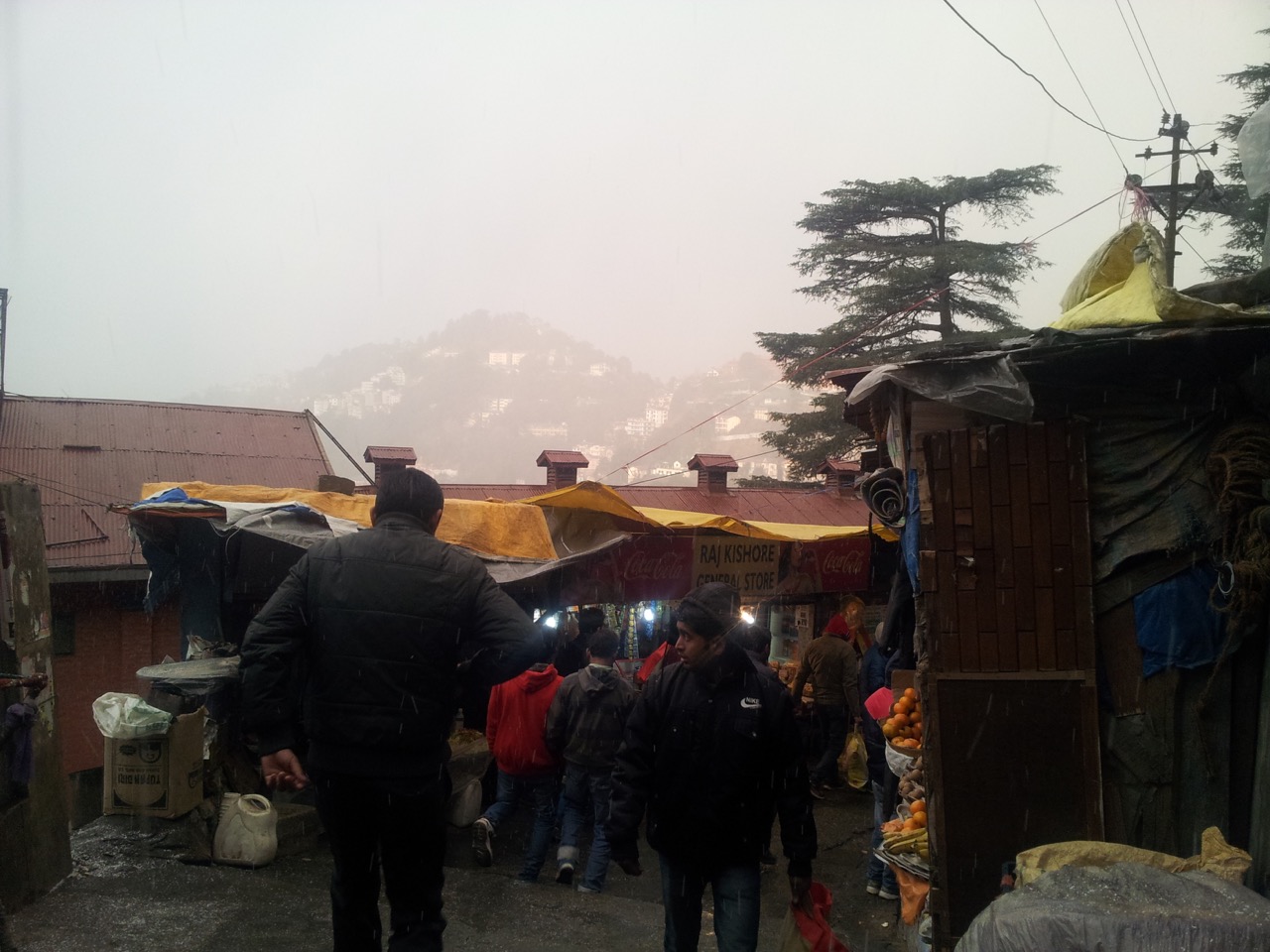 I was near Rivoli tunnel on the South side when it started snowing.