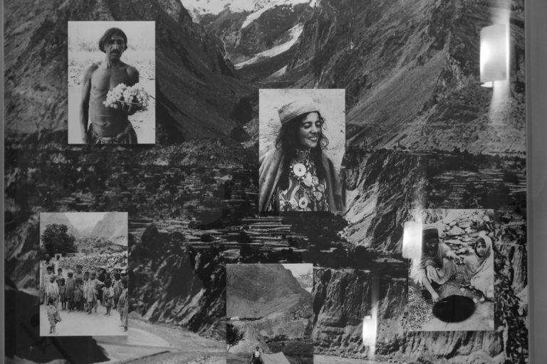 The other side of the staircase, there is an exhibit on the Hunza tribe. These are people who were thought to have known no diseases.