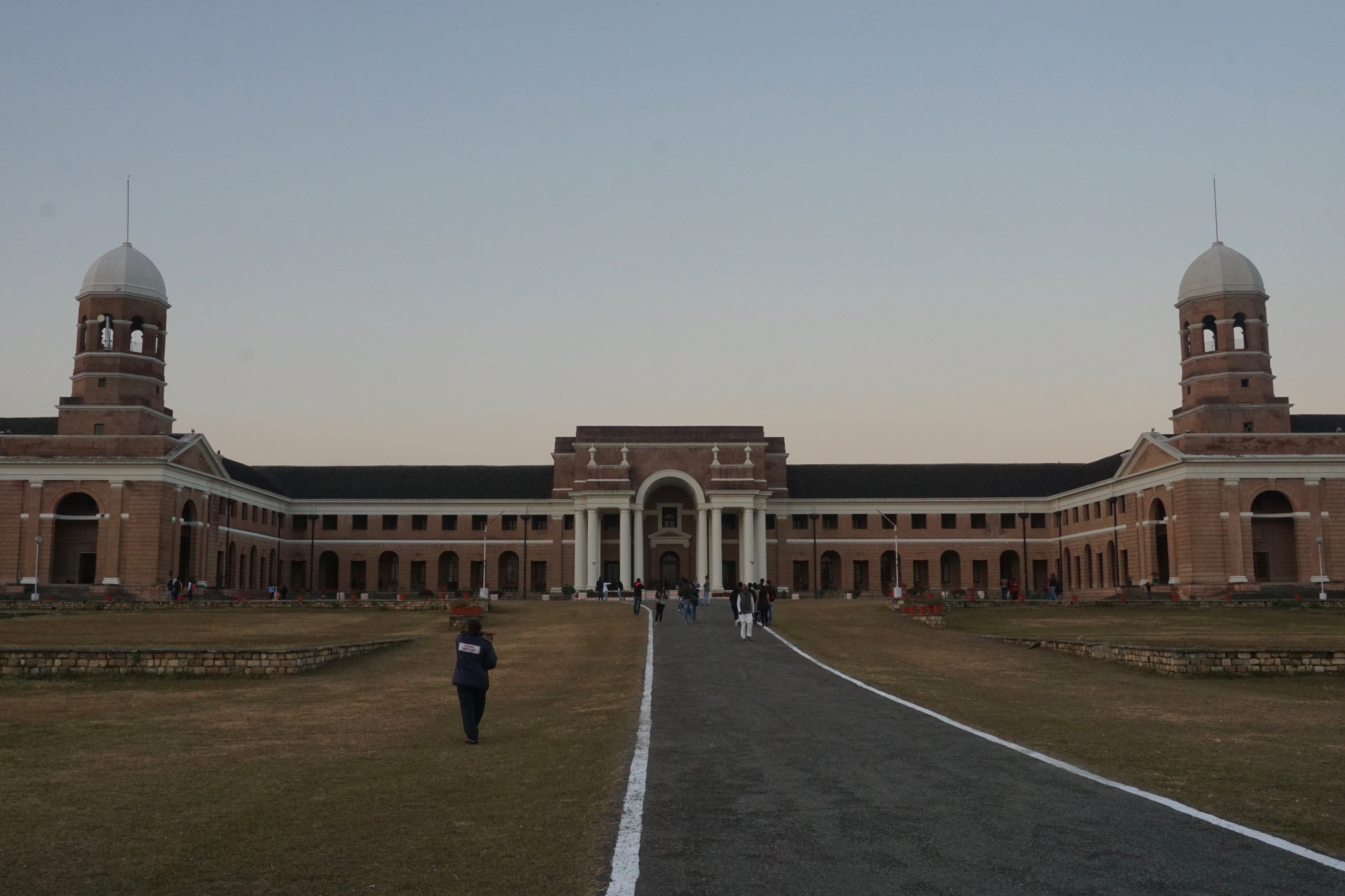 The museums closed by 5:00 PM. I could only admire the building from outside. It looked spectacular against the hills of Mussoorie as its background.