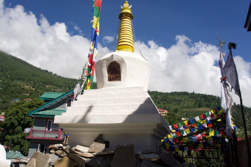Samdung Choeling&rsquo;s stupa.