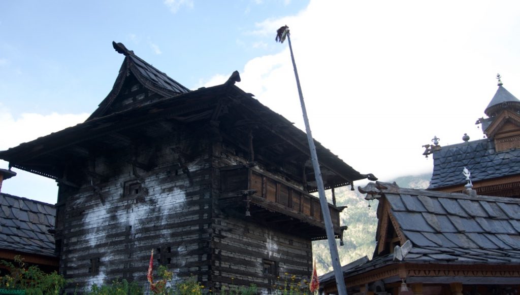 Chandika Devi temple at Reckong Peo. It&rsquo;s not as tall as Janki Chatti&rsquo;s Shani temple and is in a much better shape. For comparison, you can check this image.