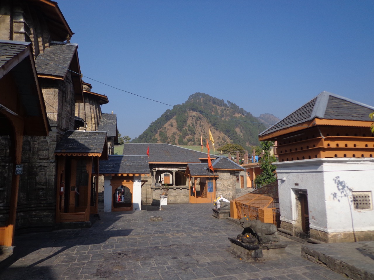 Laxmi Narayan Temple compund houses many other temples dedicated to various deities. This is the front yard&hellip;