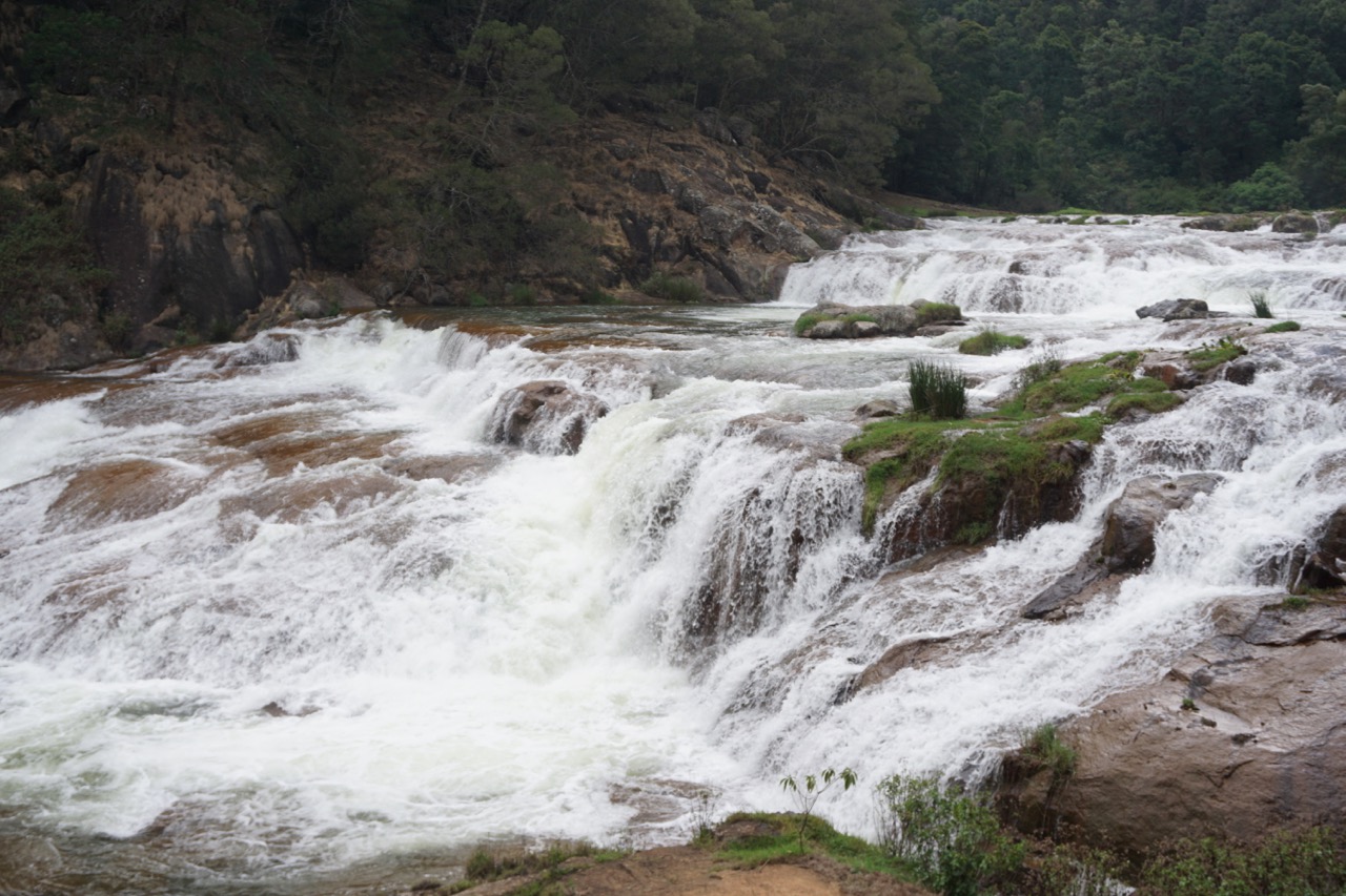 Pykara Falls is a separate spot a few kilometers before Pykara Lake.