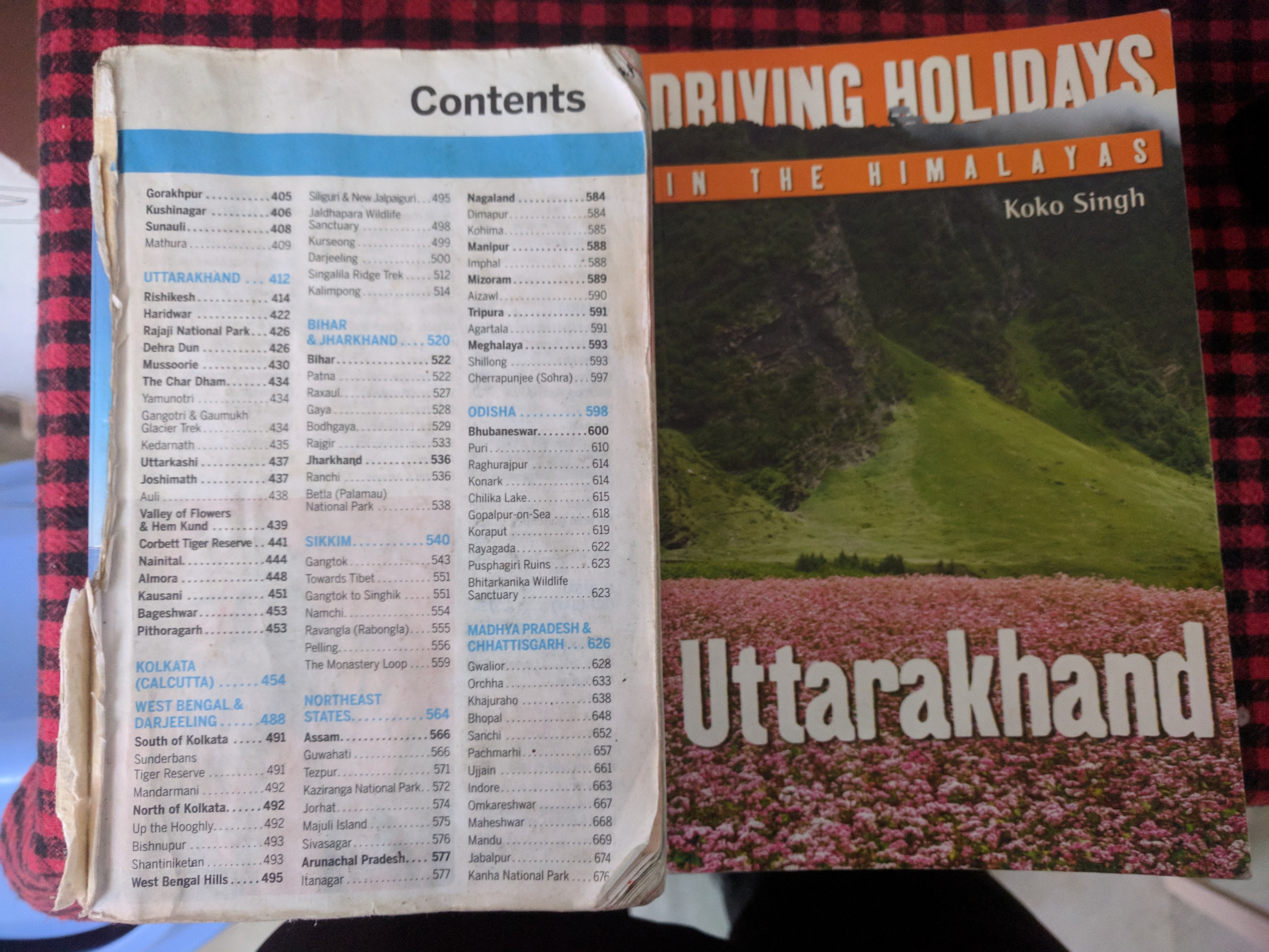 Lonely Planet had more useful information in the fifty-two pages of Uttarakhand section than the entire book on the right.
