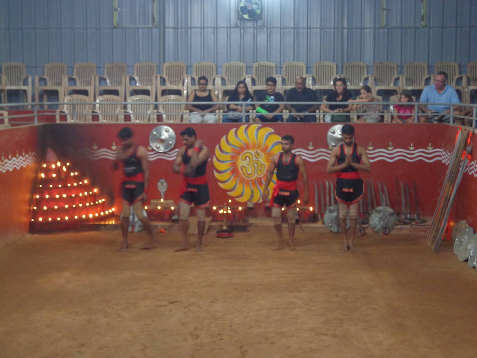 These four guys showed us some amazing fight sequences. From L-to-R: Nandhu, Sharadh, Vijeeth and Nicha.