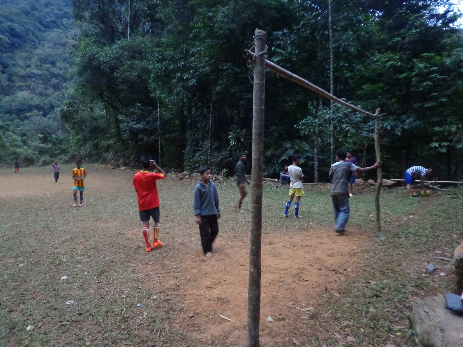 Nongriat Christmas League in progress.