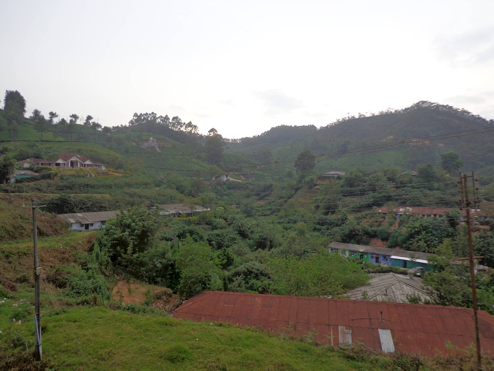The view of Munnar from our Hotel.