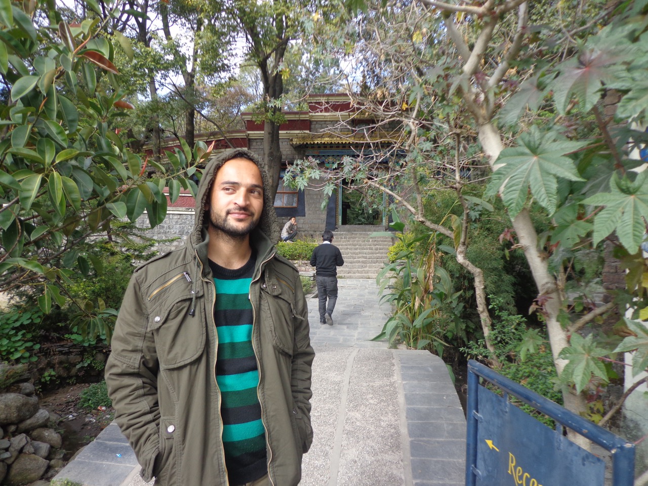 Vinay posing for a snap. He isn&rsquo;t looking at the camera.