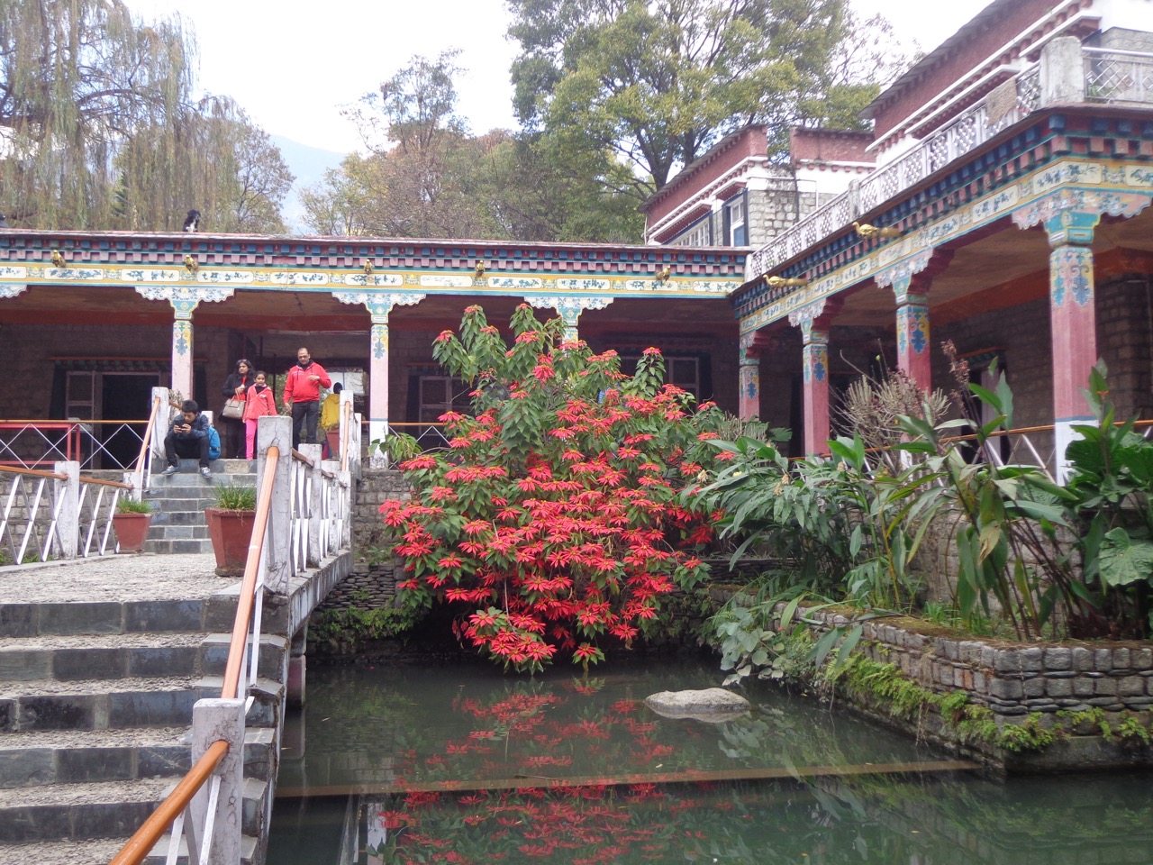The beautiful entrance to the institute.