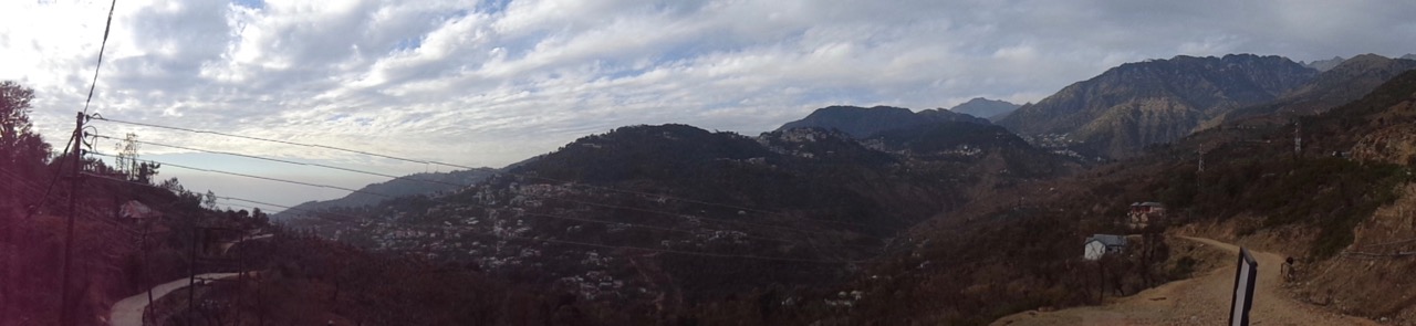 A panorama of the entire McLeod Ganj area.