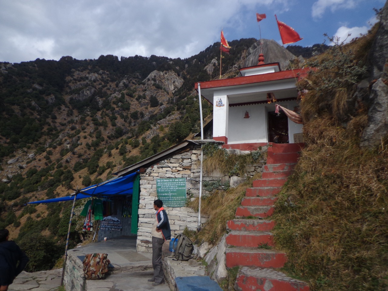 Magic View tea shop is situated midway between Galudevi temple and Triund hilltop.