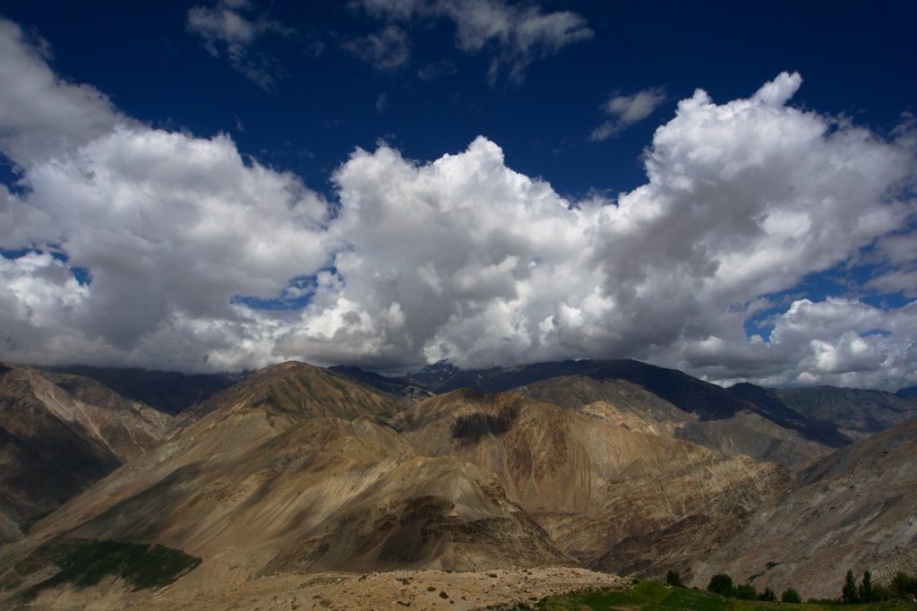 The view away from the village is that of a dry, arid, undulating and unforgiving terrain.