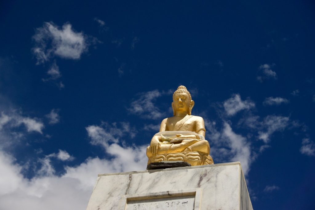 Idol of Sakyamuni—he was a Buddha, one amongst a few who have come and one among many thousands who are yet to come—at Nako Monastery.
