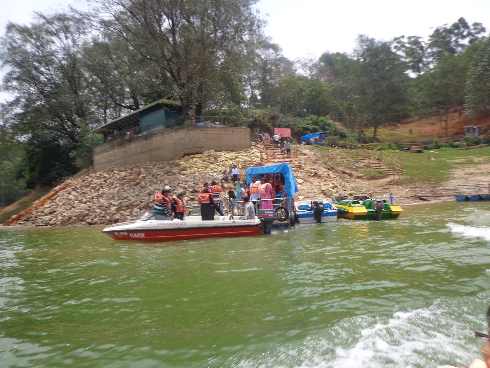 Speed-boating facility at Mattupetty dam.
