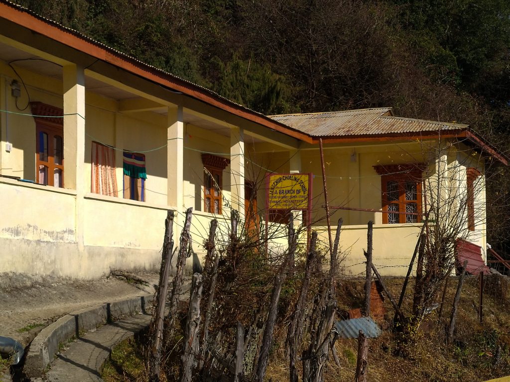 The school behind the main prayer-hall building.