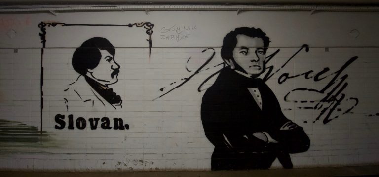 The underground passage of the main railway station had some good quality graffiti and stencil work.