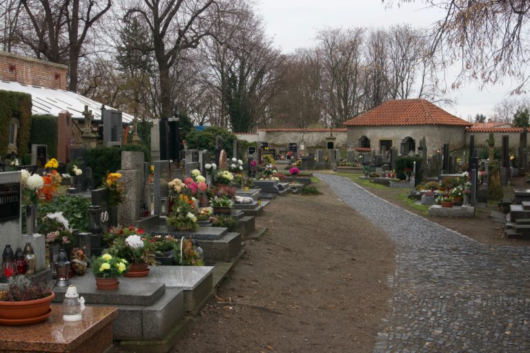 Cemetery surrounding the ossuary.
