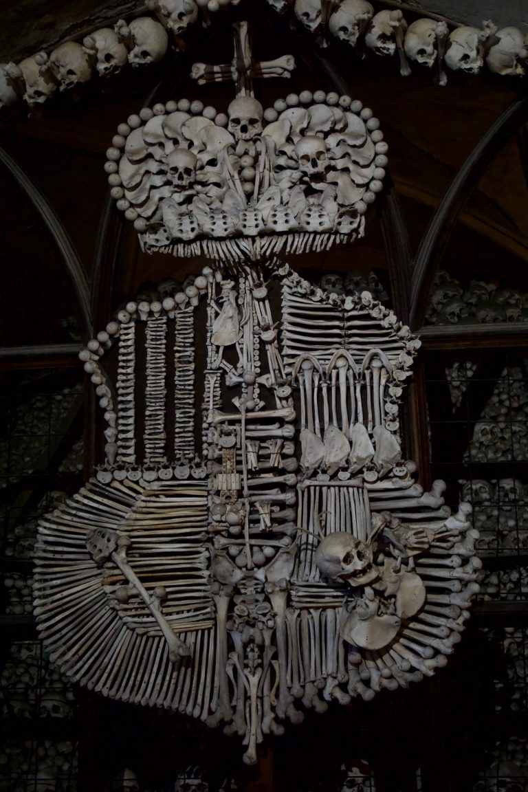 Coat of arms of Schwarzenberg family, who commissioned the decoration.