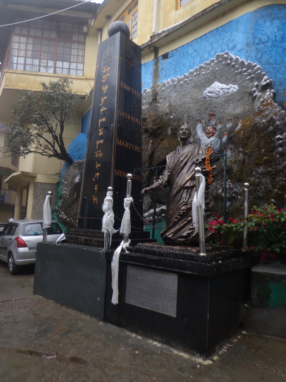 Near the entrance is a memorial dedicated to the people who died during and after China&rsquo;s occupation of Tibet.