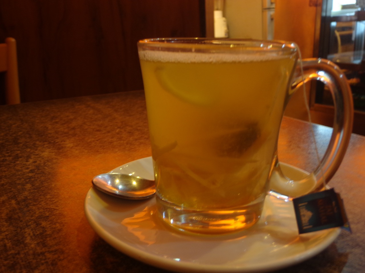 This is Ginger, Lemon and Honey Tea. I lost count of the number of cups / glasses I had throughout the day.