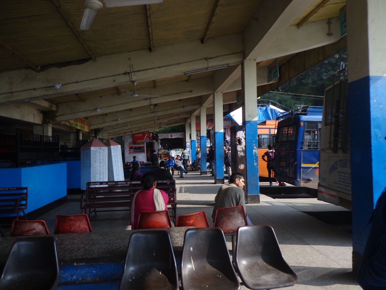 I had my lunch in a small shop at Dharamshala bus stop.