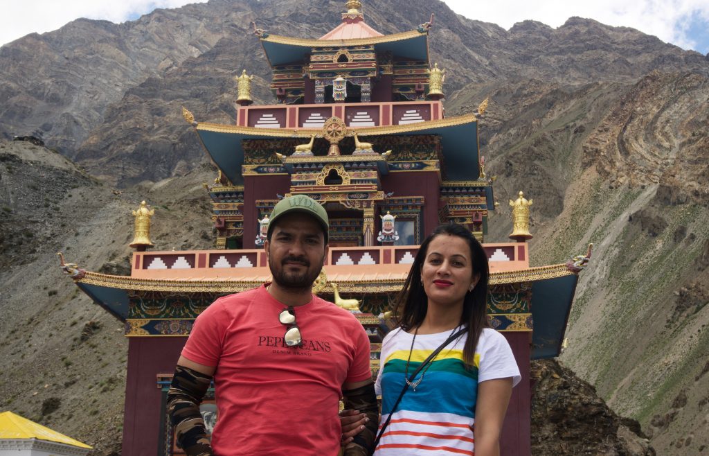 Dinesh and Ruchi. Bless them for the lift.