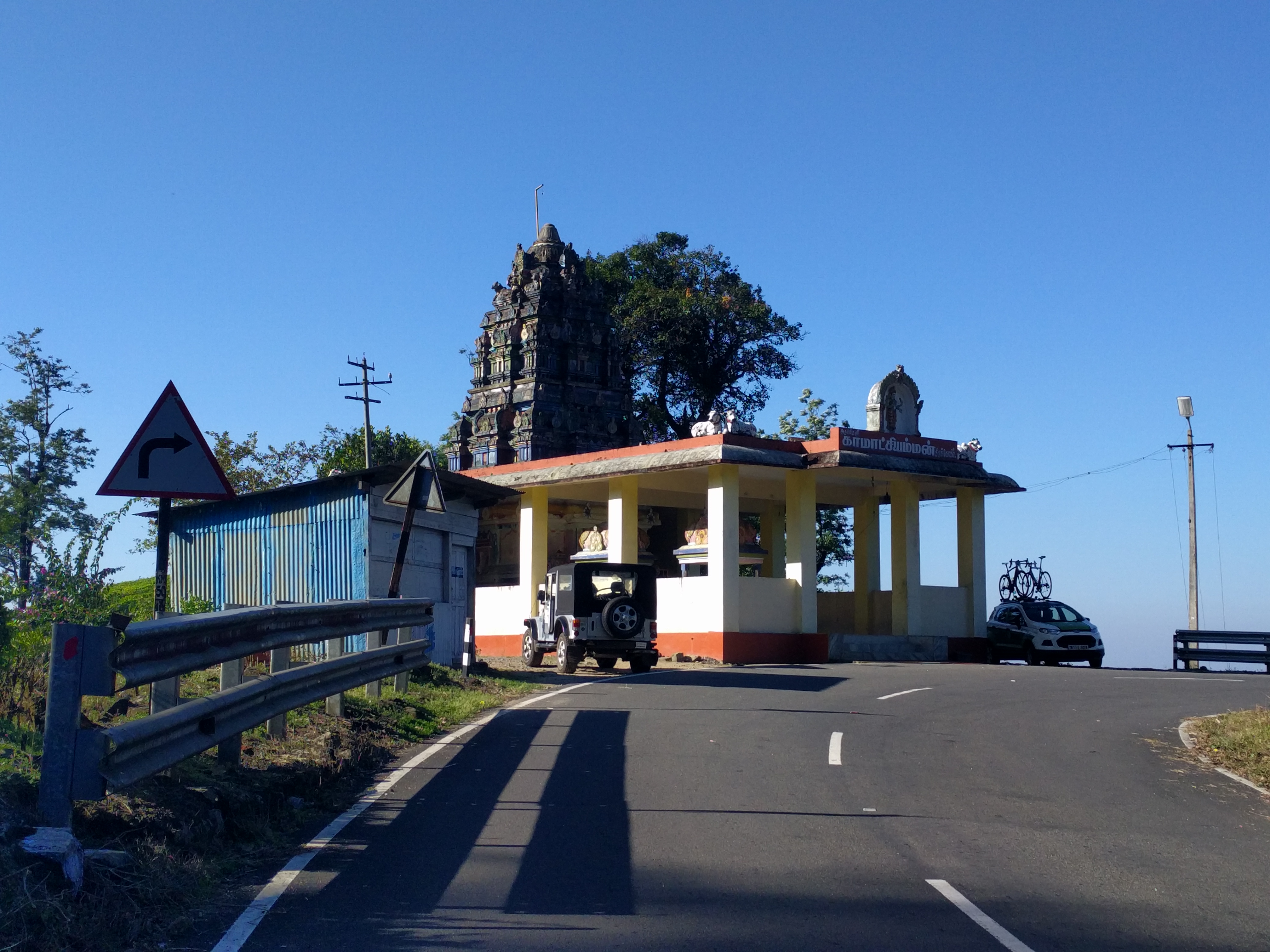 This beautiful temple sits on top of the Valparai hill. I had a chat with my mom here.