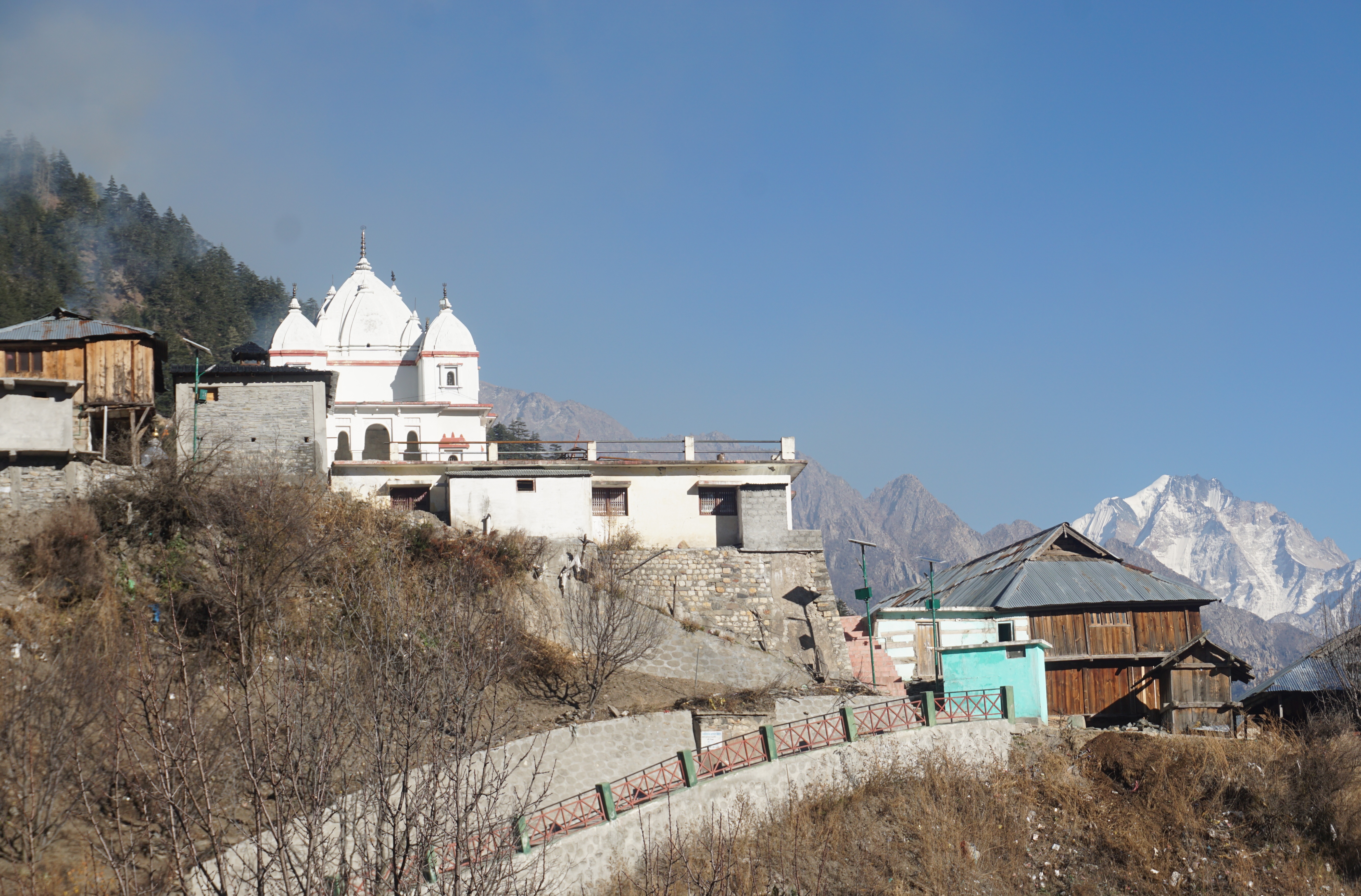Ganga mandir at Mukhba.