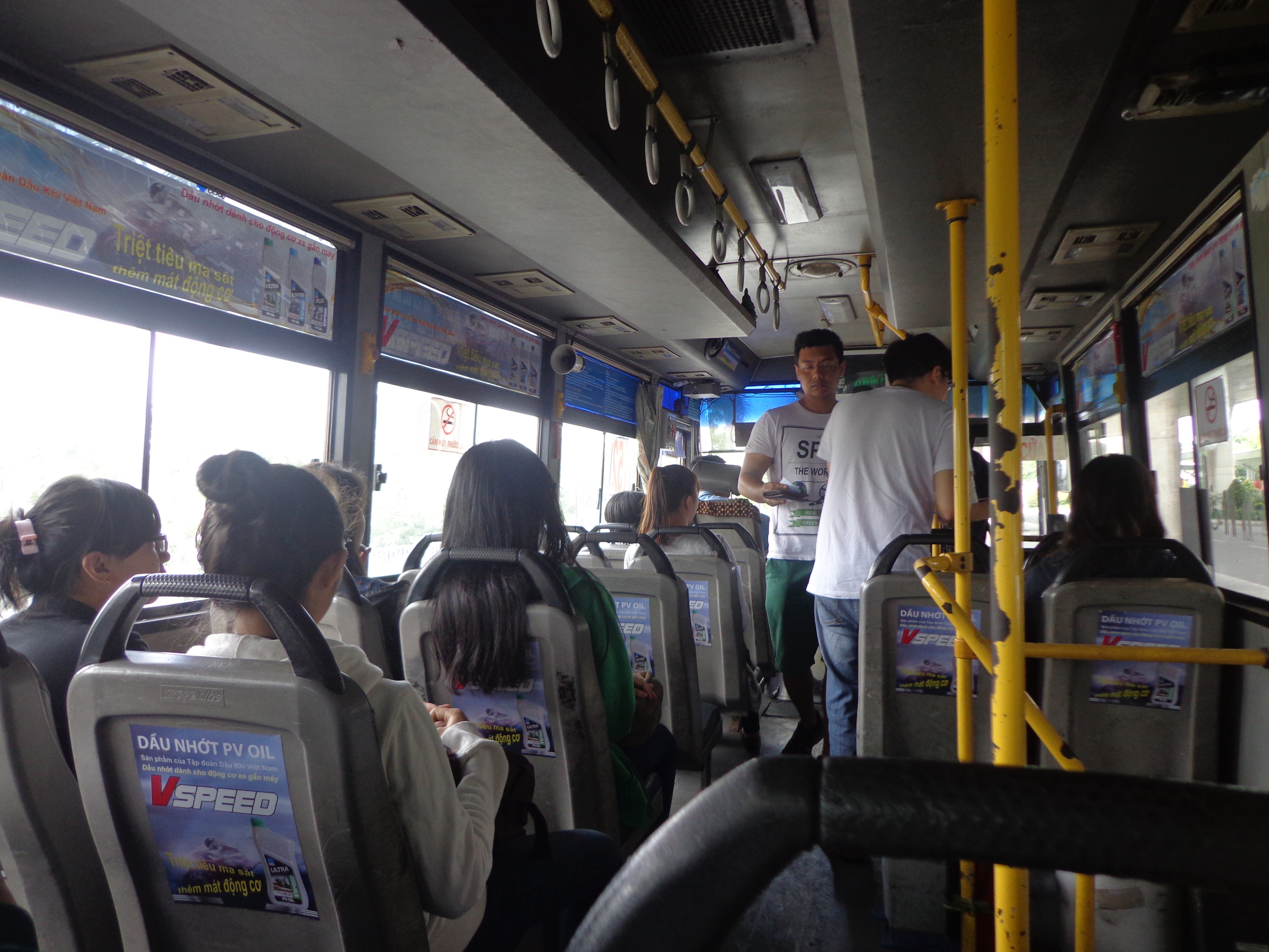 Back at Ho Chi Minh City, we took a bus to get to the central bus station